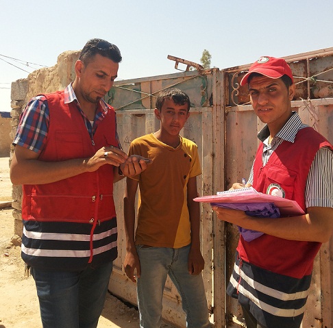 الهلال الاحمر العراقي يشكل فريق لرصد حملة تلقيح شلل الاطفال في كربلاء