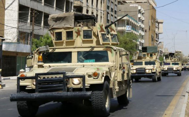وصول 200 مدرعة ودبابة للمشاركة في العمليات العسكرية في الأنبار