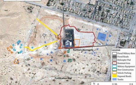 روسيا تبني قاعدة عسكرية في مدينة تدمر السورية