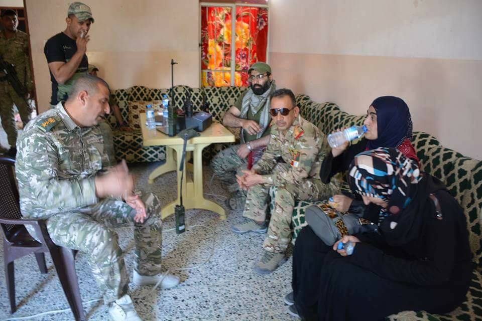 بالصورة: تحرير فتاتين ايزيديتين في ايمن الموصل