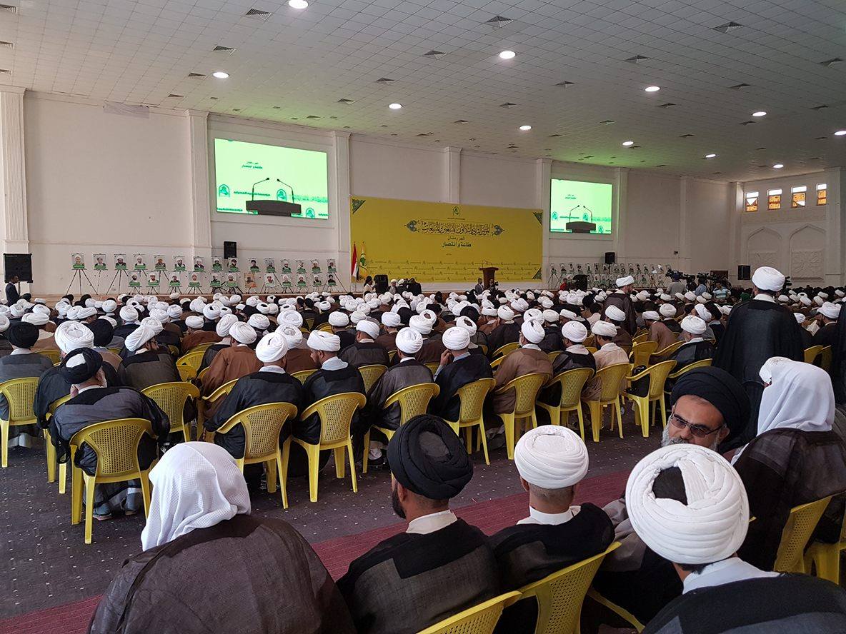 مؤسسة تابعة للسيد عمار الحكيم ترعى مؤتمر تبليغي في النجف الاشرف بمشاركة الاف المبلغين