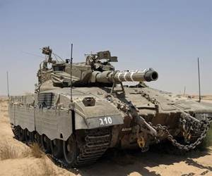 نشر دبابات إسرائيلية على مقربة من الحدود المصرية