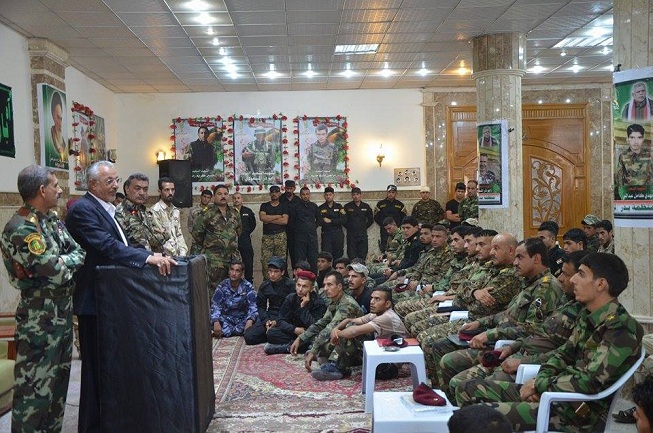 منظمة بدر في كربلاء ترسل أعداداً كبيرةً من المقاتلين المدربين إلى "الفتحة"  شمال صلاح الدين