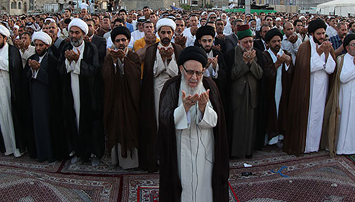 خطيب العيد في كربلاء يحيي تلاحم ابناء العراق فيما بينهم والوقوف صف واحد لمقاتلة العصابات الاجرامية