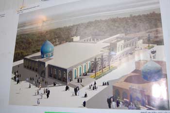 تصميم جديد لمرقد الصحابي (اثيب اليماني) المعروف بصافي صفا في النجف الاشرف