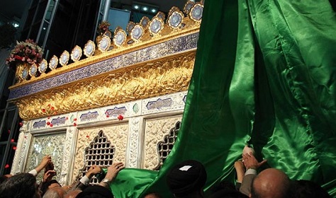 ازاحة الستار عن ضريح مسلم بن عقيل (ع) الجديد