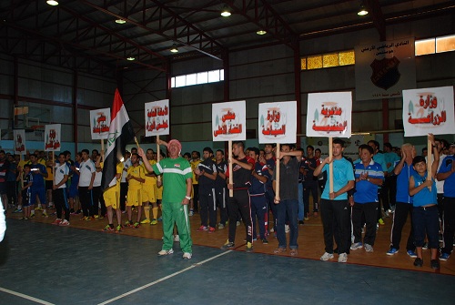 مجلس الوزراء يرعى افتتاح بطولة كاس العراق لكرة القدم للصالات المغلقة