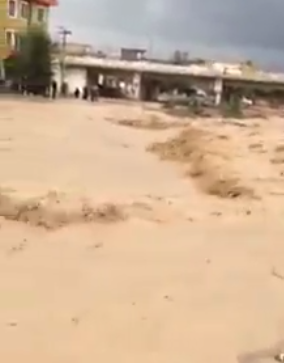 بالفيديو: فيضانات في كلار جنوبي السليمانية