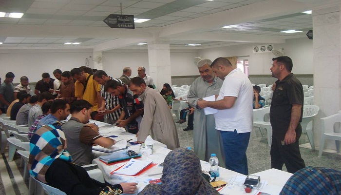 هجرة كربلاء المقدسة تبدأ بتوزيع منحة المليون دينار على النازحين