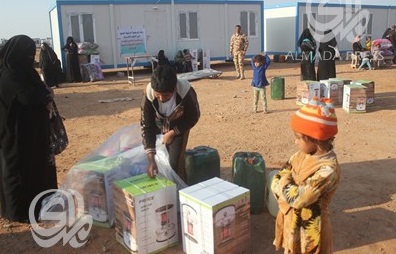 المرجعية تقدم مساعدات لنازحي الانبار وتؤكد: يعيشون اوضاعاً مأساوية