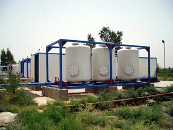 افتتاح مجمع ماء الدخانية في ناحية الجدول الغربي بكربلاء