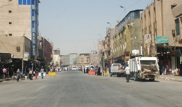 مديرية بلدية كربلاء المقدسة تنفذ حملة لإزالة التجاوزات