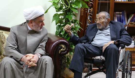 بالصورة :حمودي يبحث مع السياسي سعد صالح جبر التطورات السياسية التي يشهدها العراق