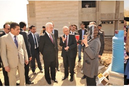 الأديب يفتتح المبنى الجديد لعلوم بغداد ويعلن انجاز 80% من بنايات سبع كليات جديدة في مجمع الجادرية.