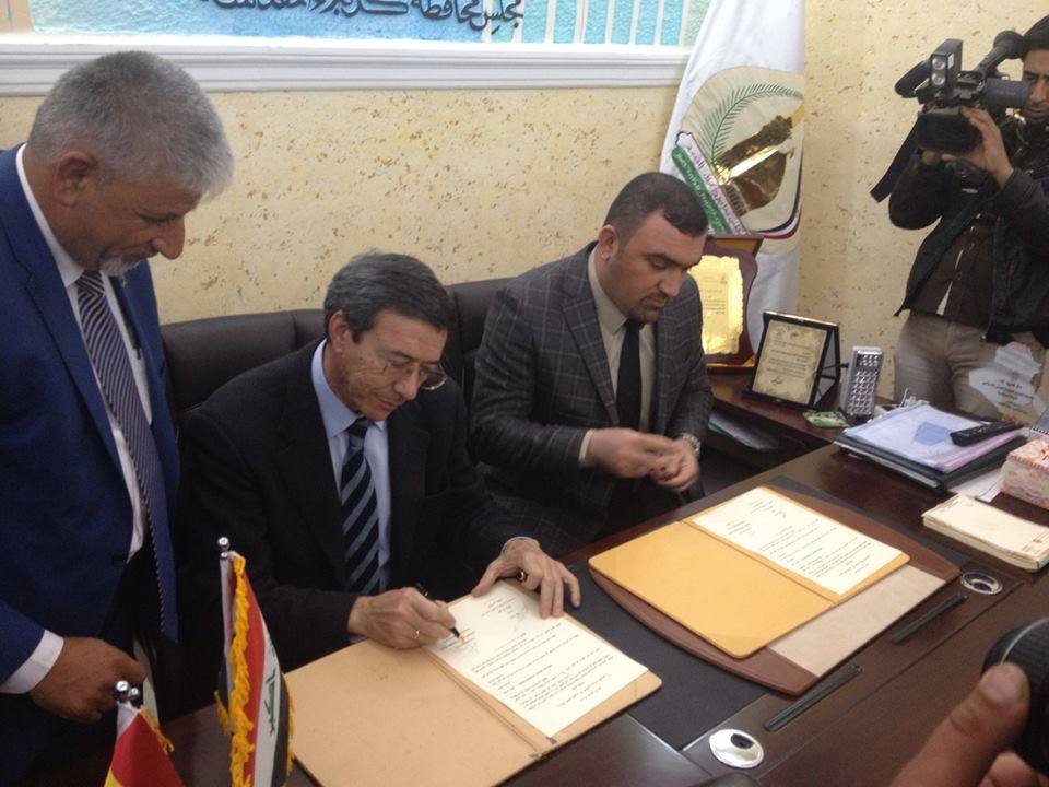 شركات اسبانية تضع قدماً لها في كربلاء وتستعد لتنفيذ مشاريع عمرانية ورياضية وزراعية