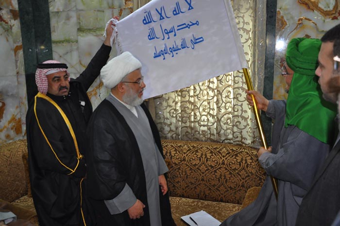 ماذا جرى خلال لقاء اهالي حديثة بممثل المرجع السيستاني في كربلاء (مصور)