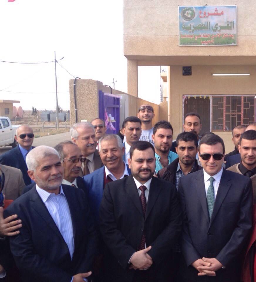 محافظ كربلاء ‬ ووزير الزراعة يفتتحان مشروع القرية العصرية (مصور)