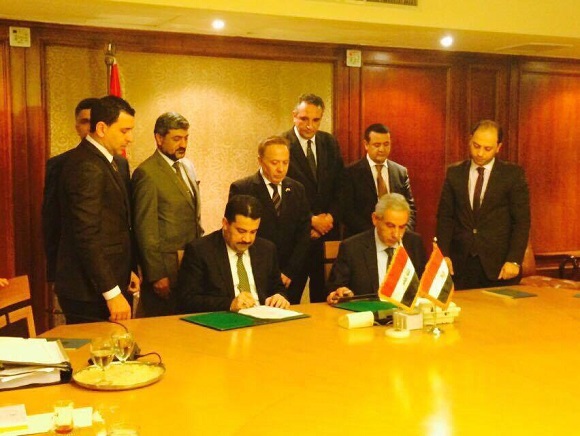 العراق ومصر يوقعان مذكرة تفاهم لتأمين زيت الطعام في البطاقه التموينية