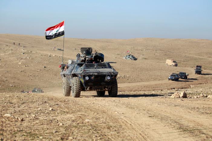 الشرطة الاتحادية تحرر قرية الزكروطية غربي الموصل