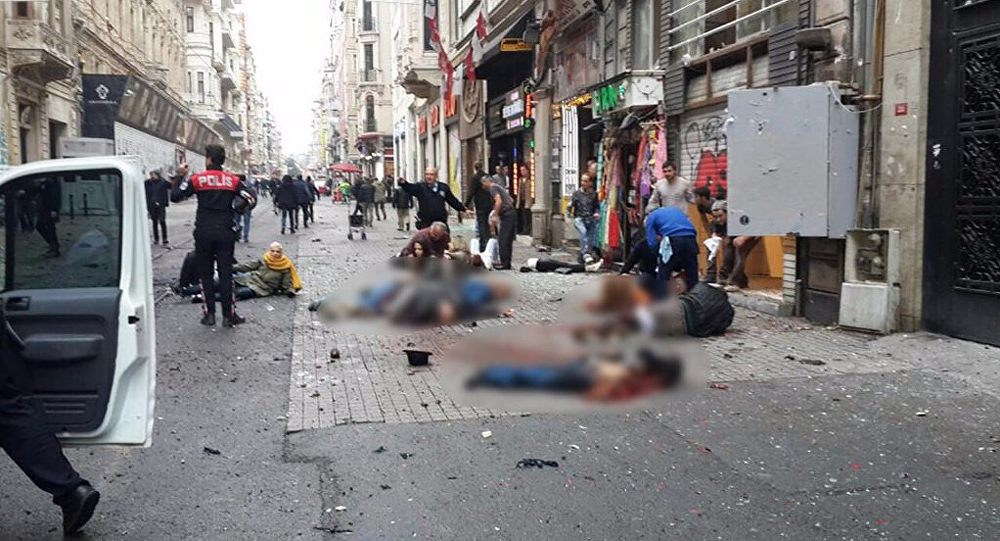 مقتل وجرح 24 بينهم 3 اسرائيليين بتفجير وسط اسطنبول