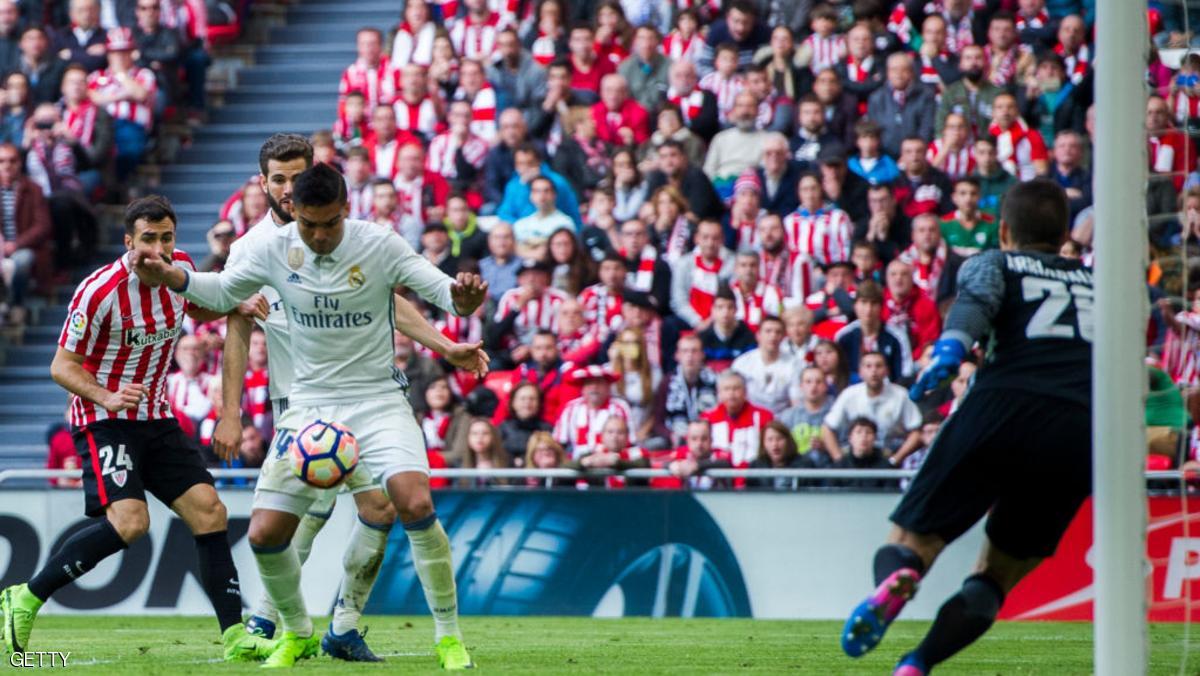 ريال مدريد يفوز بشق الأنفس على أتلتيك بلباو