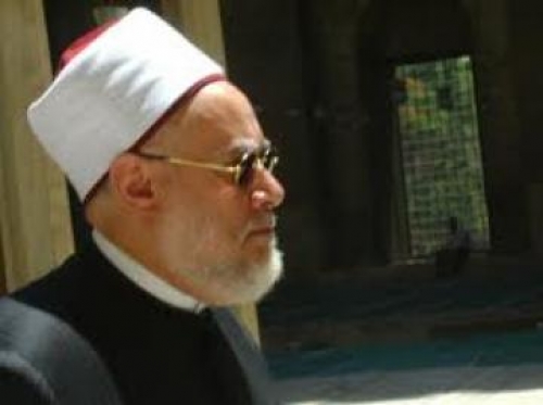 مفتى الديار المصرية يزور القدس ويؤم المصلين بمسجد البراق