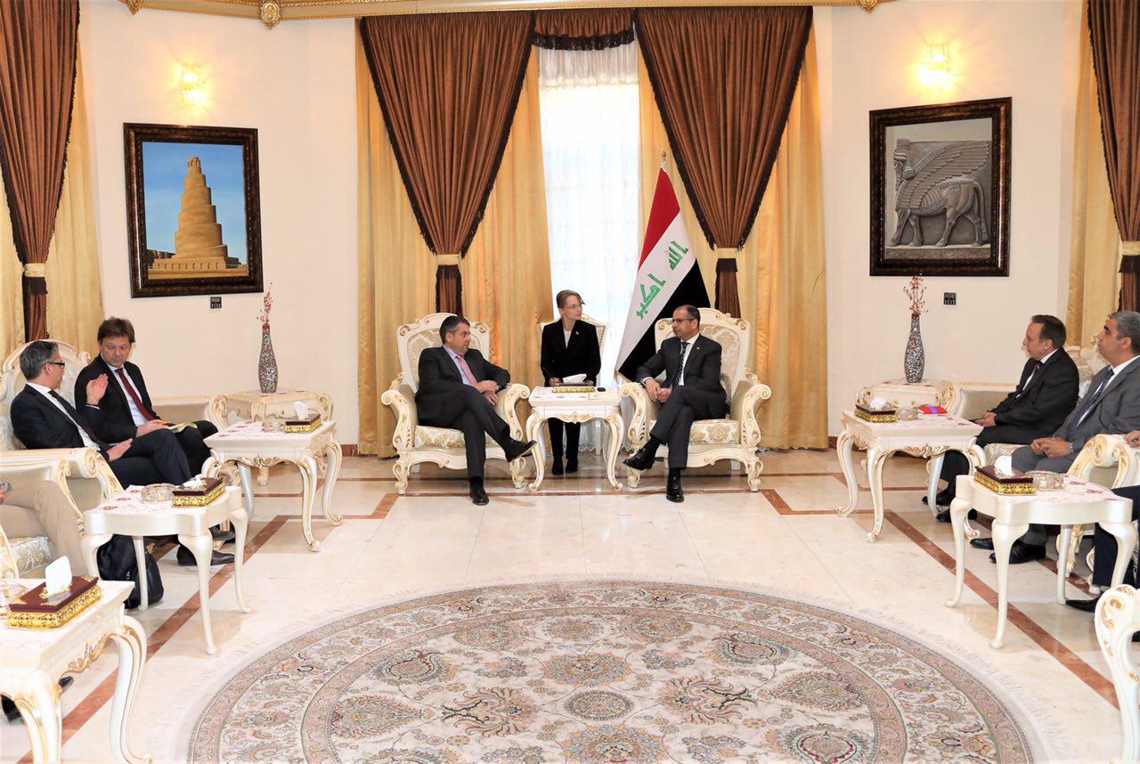 رئيس البرلمان: العلاقات العراقية الألمانية تمر بمرحلة متميزة ومن المهم استمرار الدعم الدولي