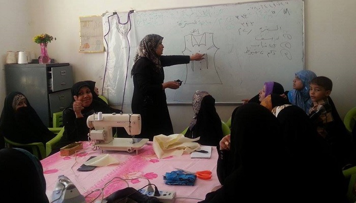 منظمة نسوية تقيم عددا من البرامج التأهيلية للمرأة في كربلاء
