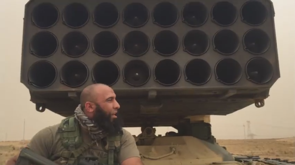 بالفيديو: ابو عزرائيل على مشارف الفلوجة