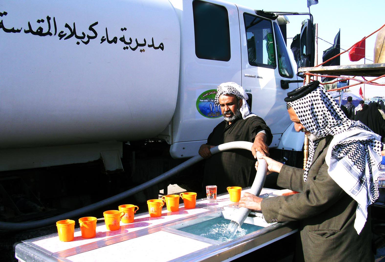 هكذا استعدت مديرية ماء كربلاء المقدسة لزيارة النصف من شعبان