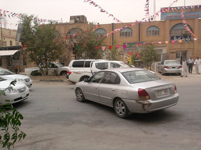 تقرير مصور لبعض التجاوزات  القانونية  في كربلاء