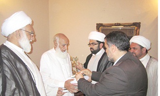 وفد الموسوعة الحسينية الى باكستان يلتقي وزير الشؤون الدينية