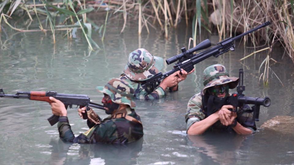 الدفاع تعلن مقتل 35 مسلحاً وضبط وتدمير متفجرات وأسلحة لـ"داعش" شمالي وغرب بغداد