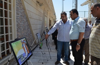 فن الكاريكاتير في البيت الثقافي في مدينة الصدر