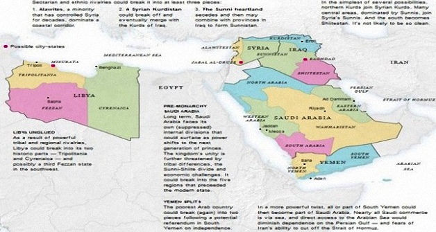 نيويورك تايمز: السعودية قد تنقسم إلى خمس دويلات