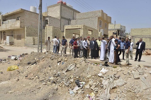 محافظ كربلاء المقدسة :شمول مناطق البستنة بحملات الحشد الخدمي لبلدية كربلاء