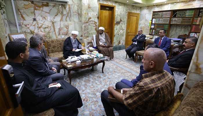 الايزيدون يوجهون رسالة الى السيد السيستاني ويلتقون بالشيخ الكربلائي