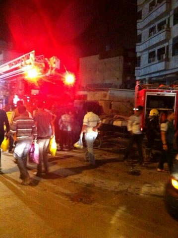 حريق بفندق وسط مدينة كربلاء يصيب زوار بحرينيين ويتلف جوازاتهم والسفارة البحرينية تتواصل مع اهالي الزوار