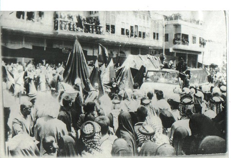 مراسيم عاشوراء في خمسينات القرن الماضي بكربلاء