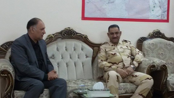 بالصور:صحفيو كربلاء يطالبون عمليات الفرات الاوسط ببروتوكول تعاون خلال زيارة الاربعين والاخيرة تمنحهم درع التمييز