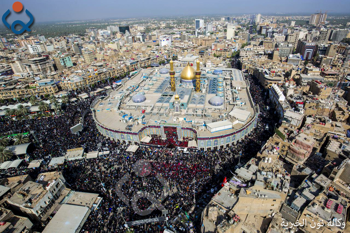 بالفيديو :استمرار دخول حشود زائري أربعينية الإمام الحسين الى مركز كربلاء