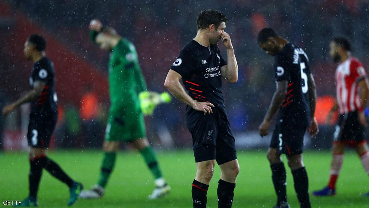 ليفربول يسقط في فخ التعادل أمام ساوثامبتون
