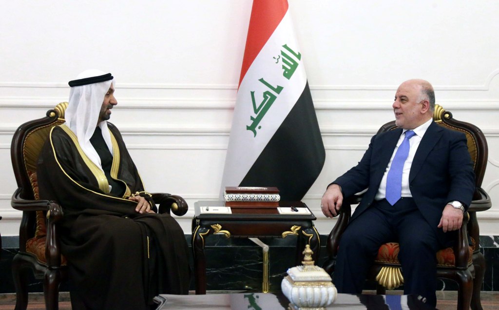 العبادي لرئيس البرلمان العربي: الارهاب يهدد العرب وعلى الجميع ادراك خطورة المرحلة