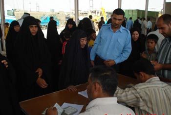 توزيع رواتب للمهجرين في كربلاء خلال الاسبوع الحالي