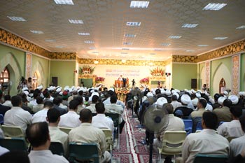 بمناسبة ولادة الزهراء العتبة الحسينية تقيم احتفالا كبيرا داخل العتبة