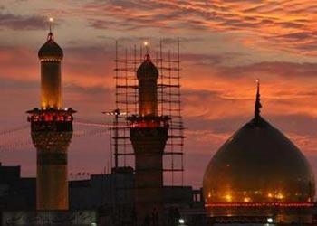 قاضي بيروت الشرعي يزور مدينة كربلاء