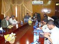 تفاصيل المؤتمر الصحفي لرئيس فريق الاعمار الامريكي في كربلاء