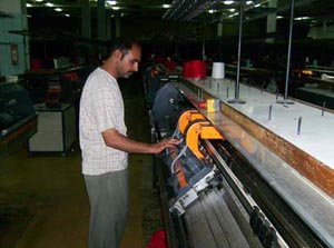 شركة نسيج واسط تباشر بتأهيل خطوطها الإنتاجية