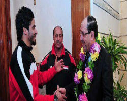 المالكـي يستقبــل أســود الرافديــن