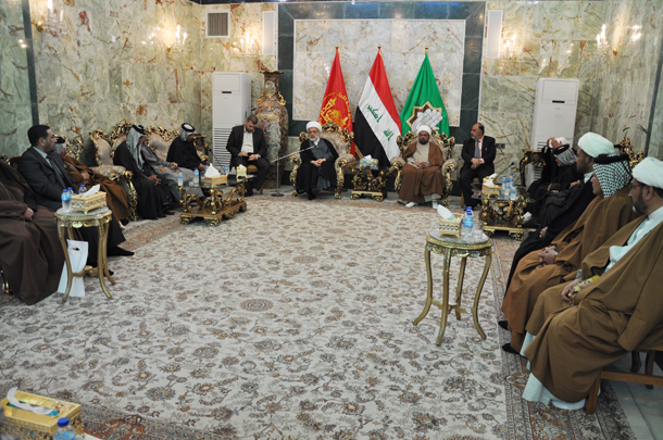 الشيخ عبد المهدي الكربلائي يلتقي بعشائر واسط : عدم المشاركة في الانتخابات القادمة خطأ كبير